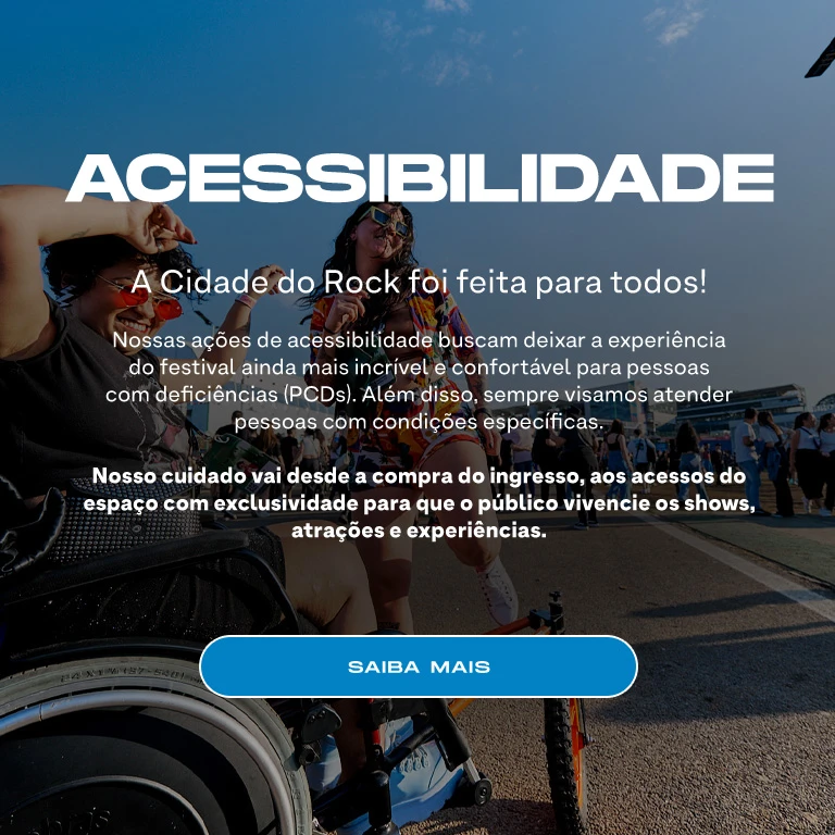 Acessibilidade no Rock in Rio