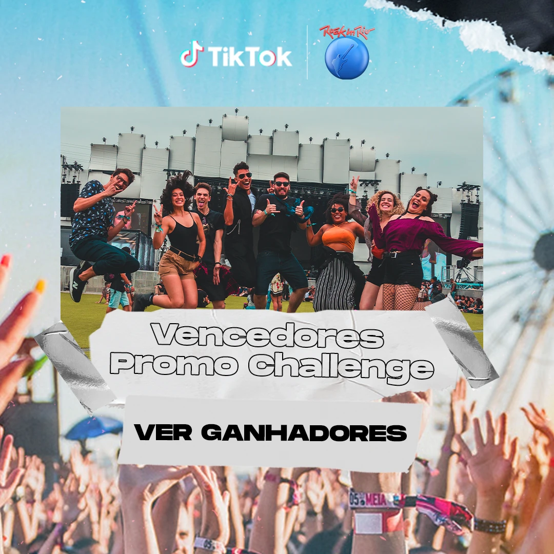 Resultado da Promo Challenge #RockinRioEuVou!