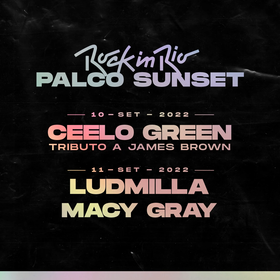 Palco Sunset celebra todas as gerações nos dias 10 e 11 de setembro