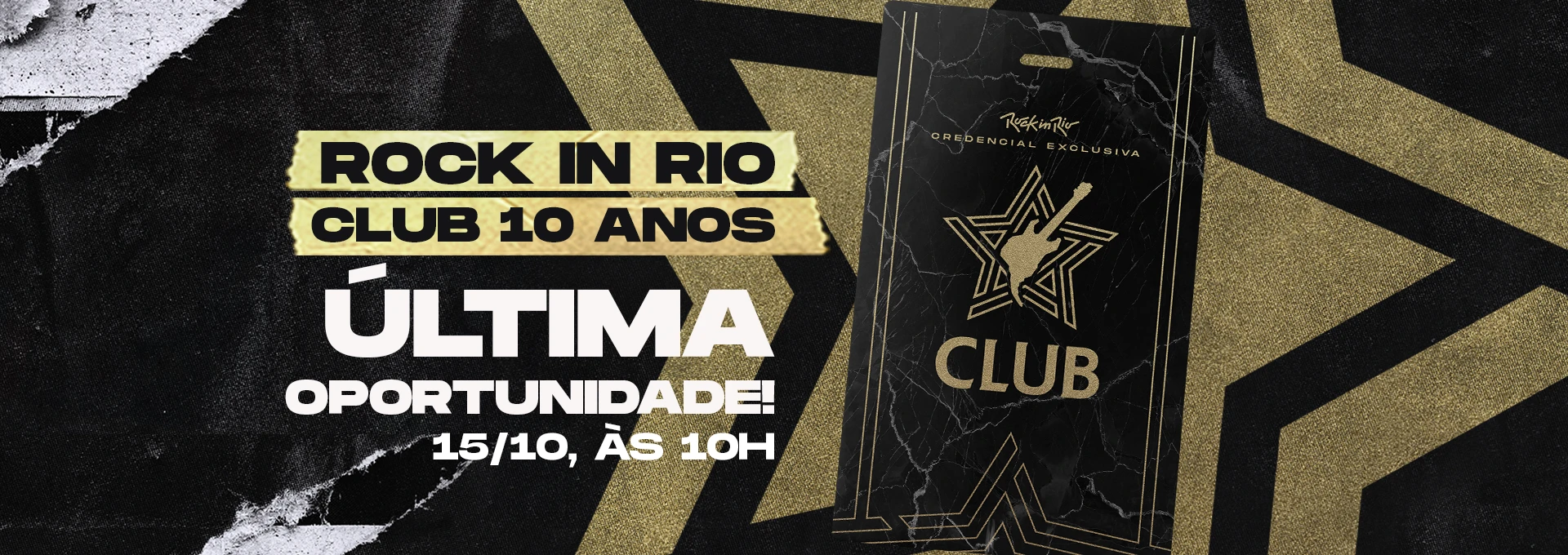 Última chance pra garantir o seu Rock in Rio Club 10 anos!