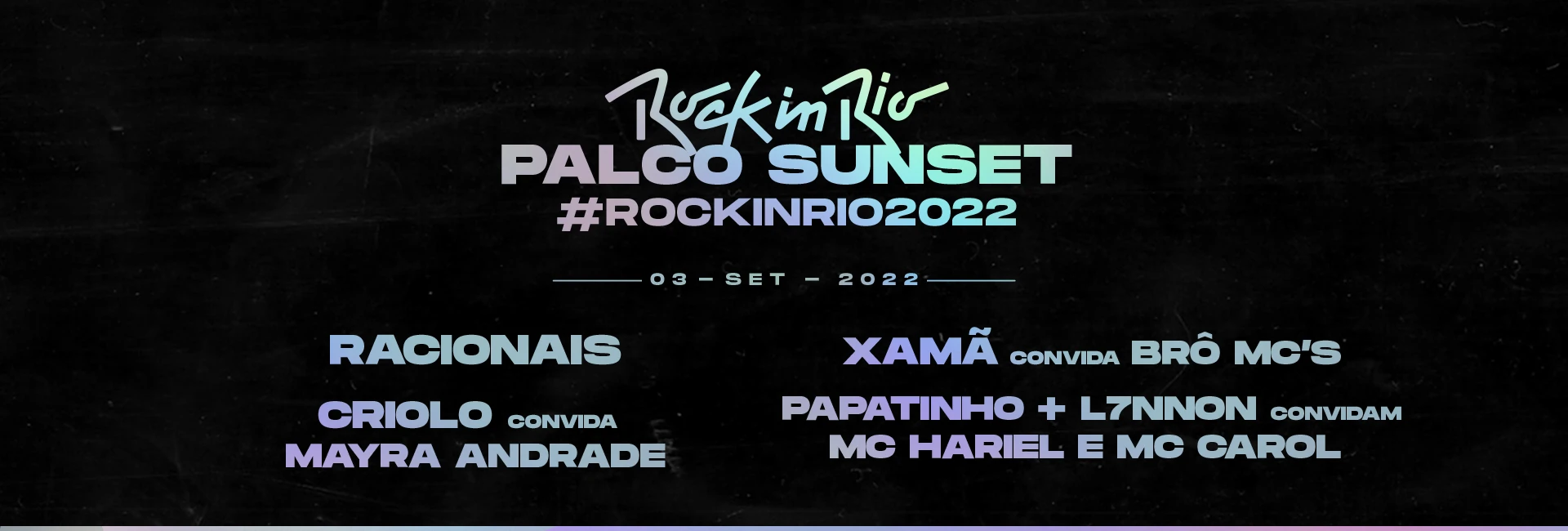 O Dia do Rap no Palco Sunset está sensacional!