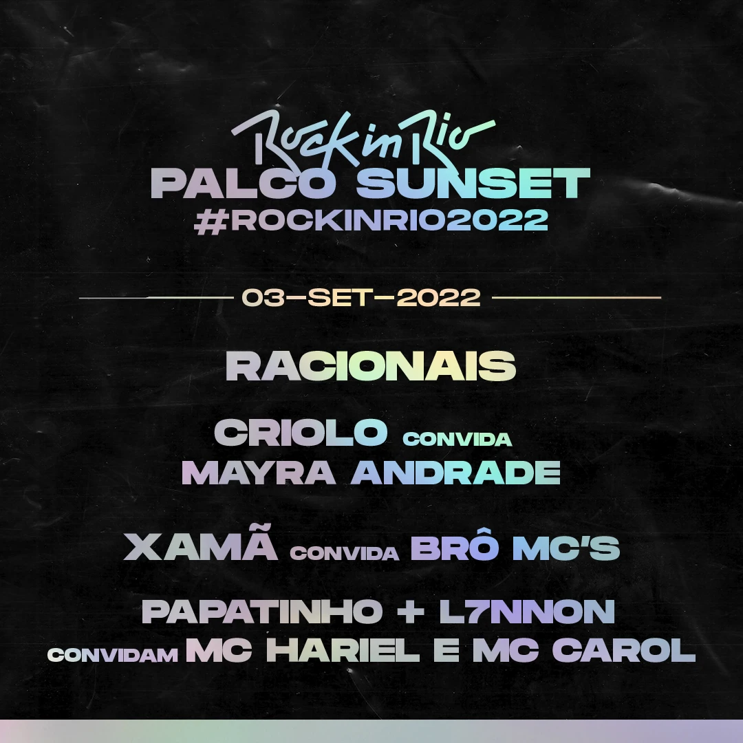 O Dia do Rap no Palco Sunset está sensacional!