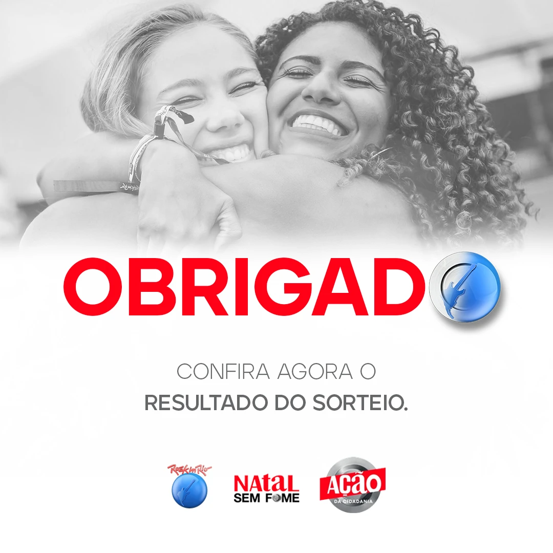 Confira o resultado do sorteio do Natal Sem Fome!