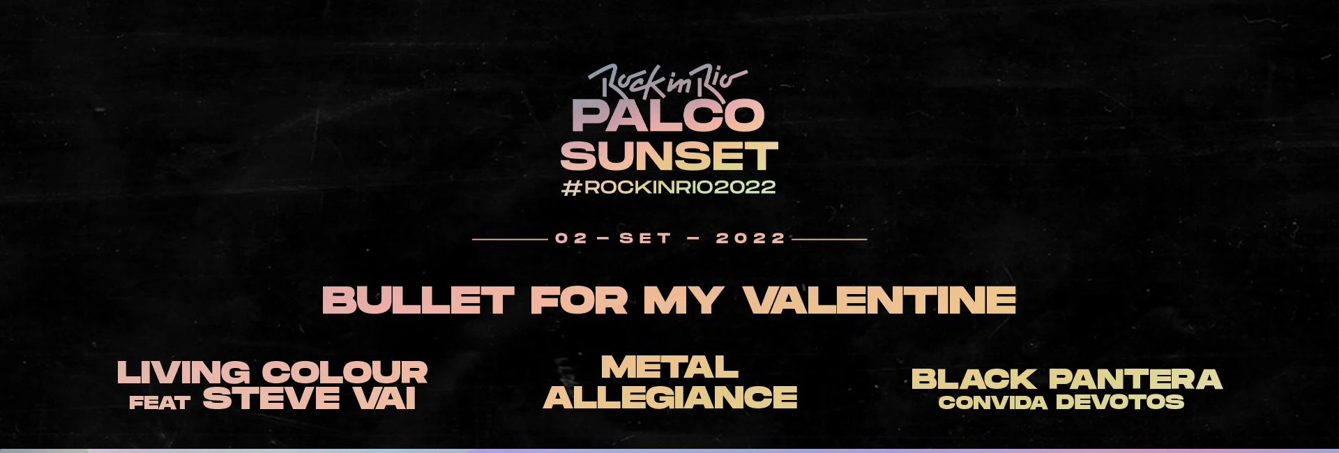 Se prepare para o Dia do Metal no Palco Sunset!