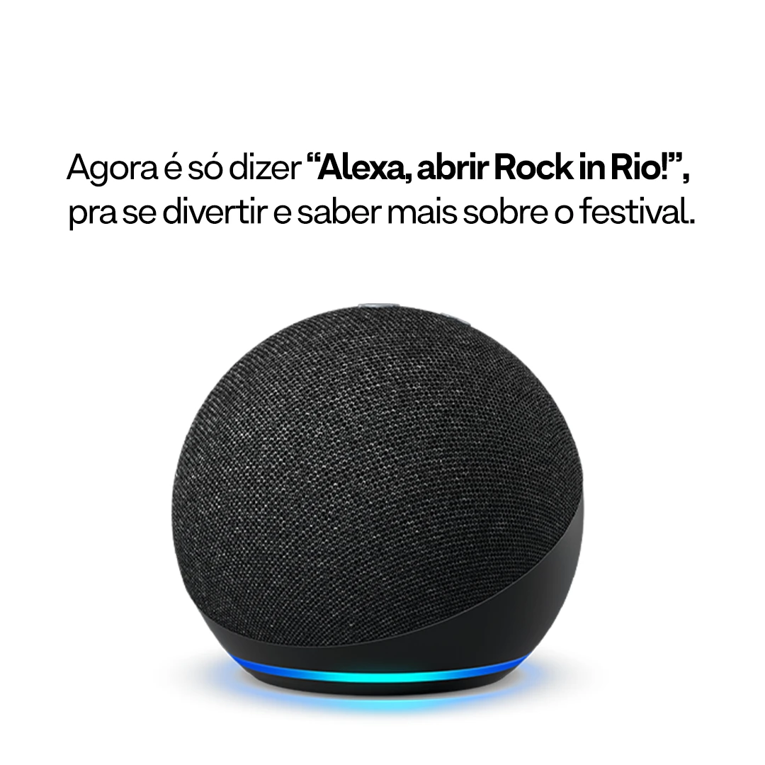 Alexa, abrir Rock in Rio!