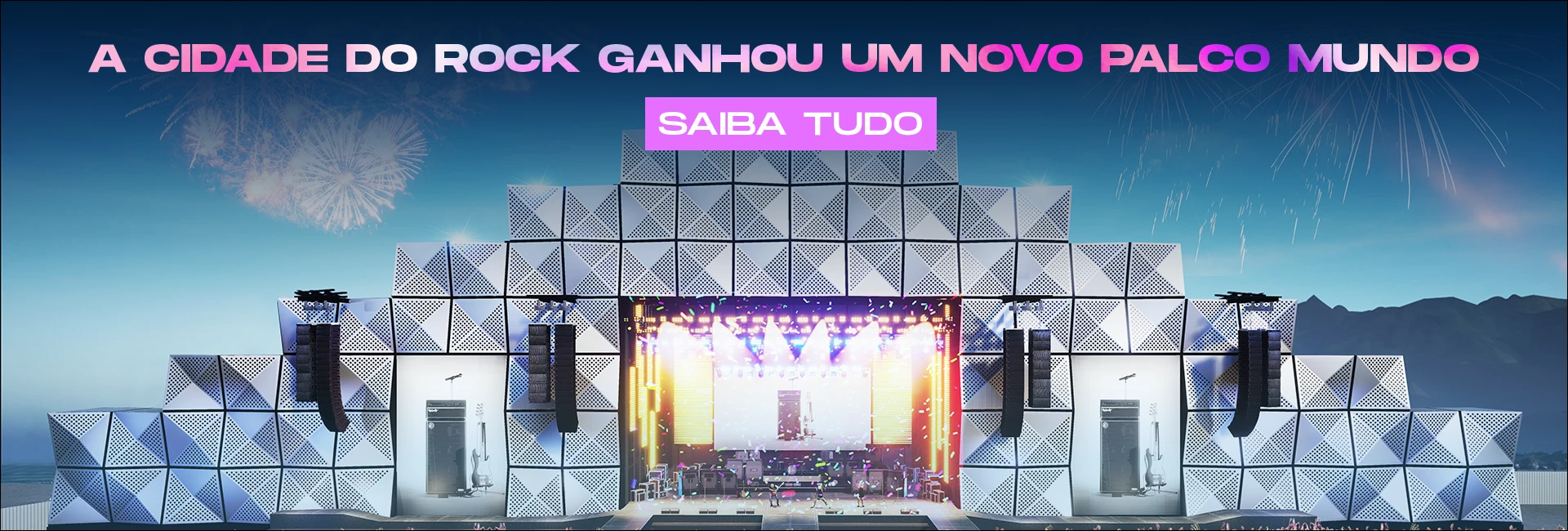 A Cidade do Rock ganhou um novo Palco Mundo