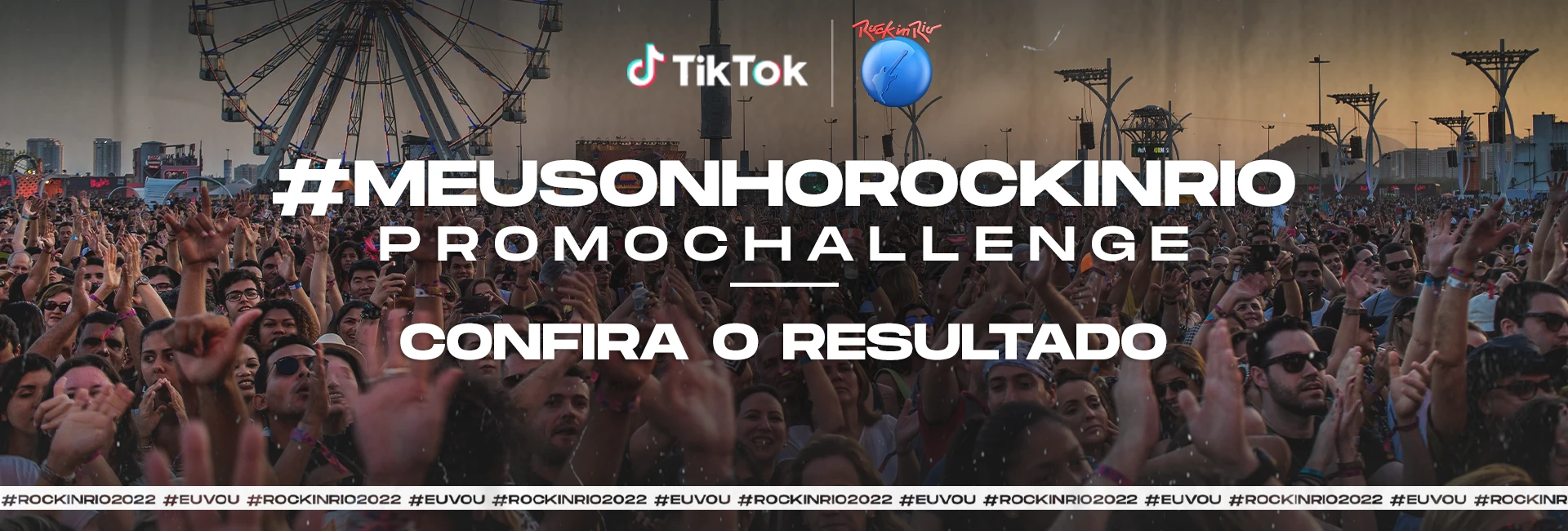 Confira a lista de vencedores da promo challenge #MeuSonhoRockinRio