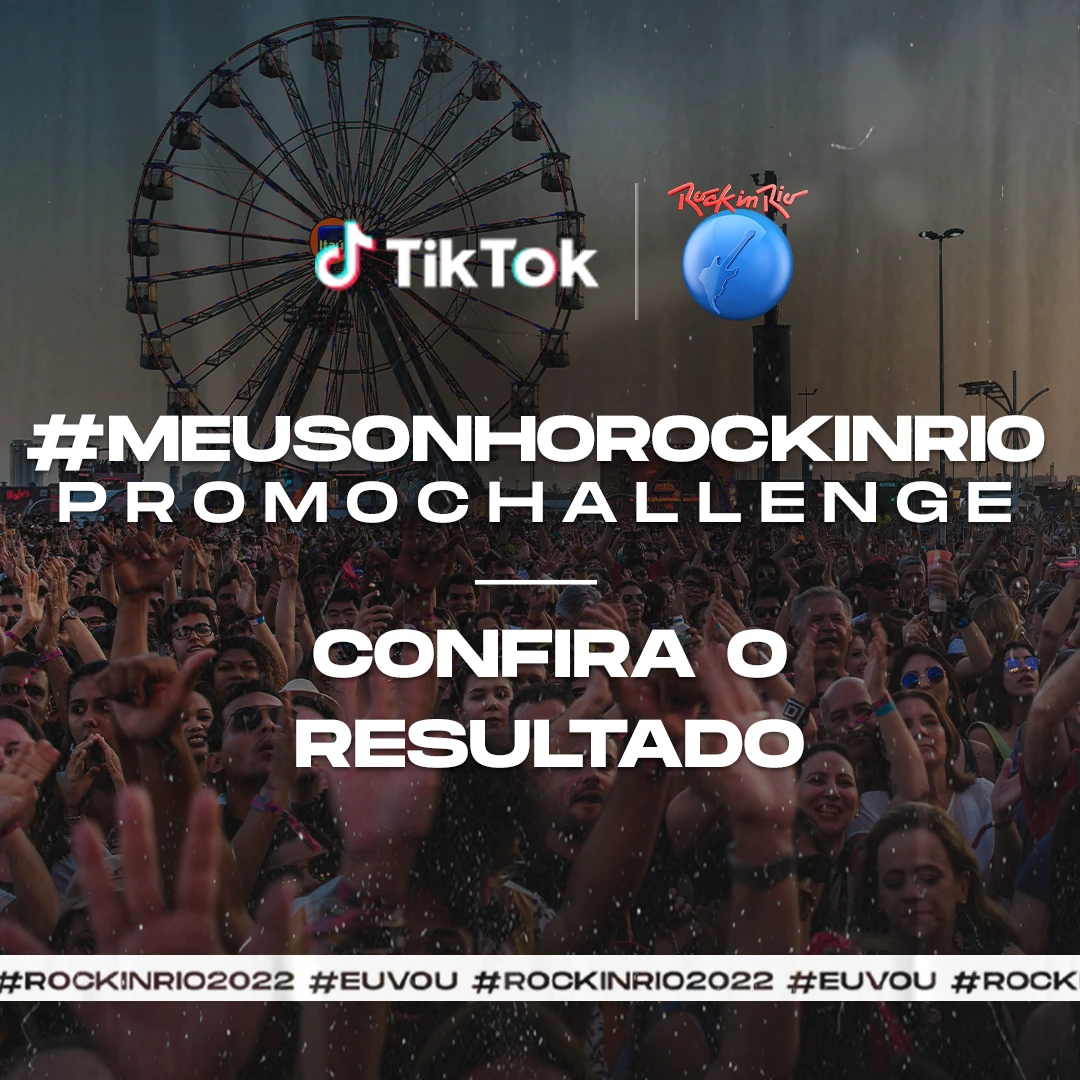 Confira a lista de vencedores da promo challenge #MeuSonhoRockinRio