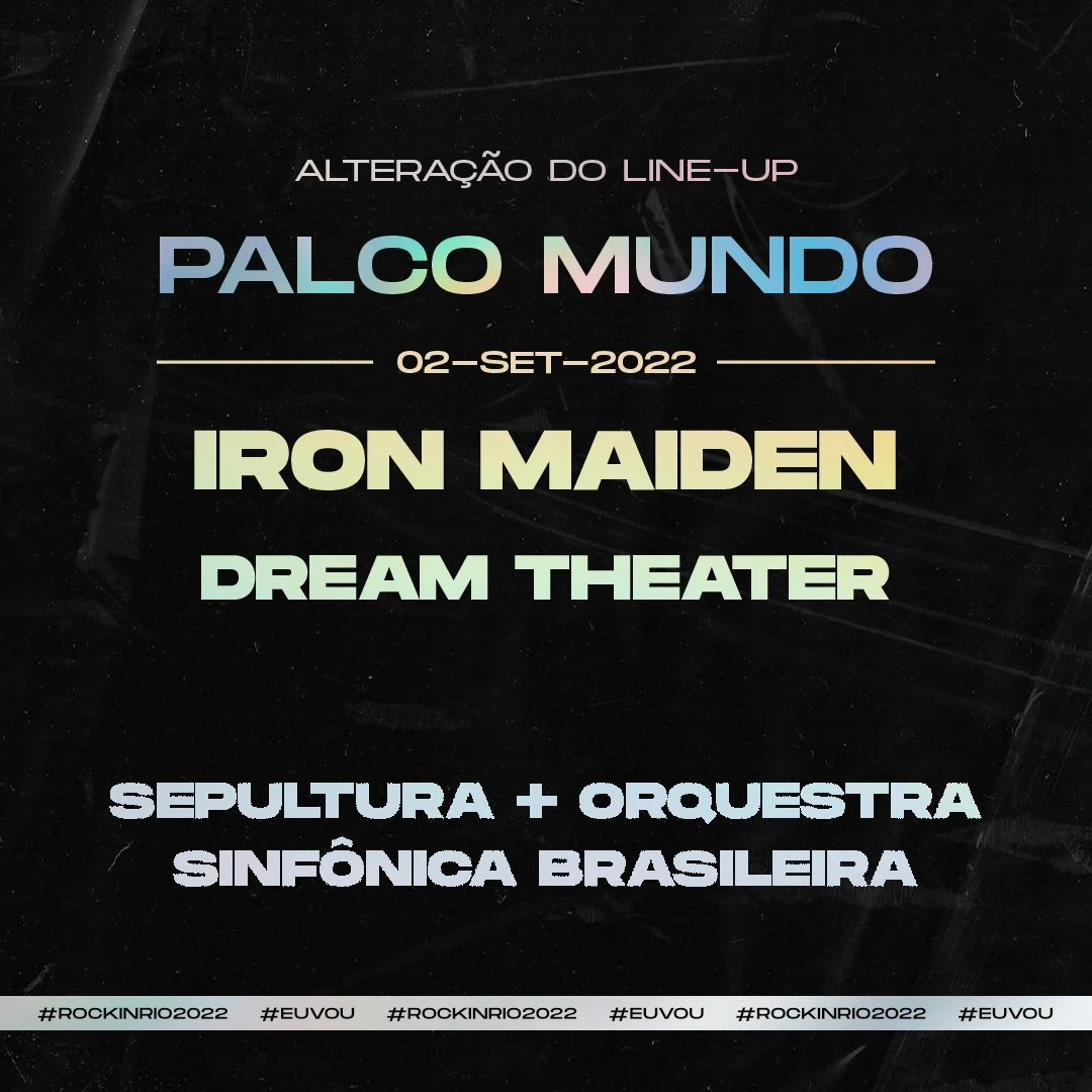 Rock in Rio 2022: atualização de line-up do dia 02/set