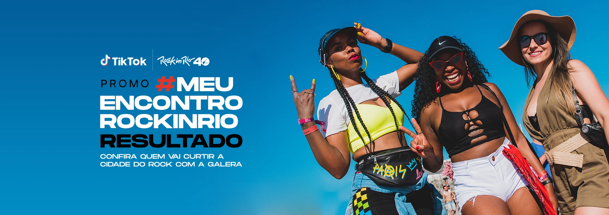 Ganhadores da PROMO #MeuEncontroRockinRio