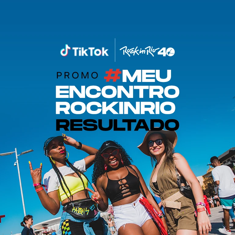 Ganhadores da PROMO #MeuEncontroRockinRio
