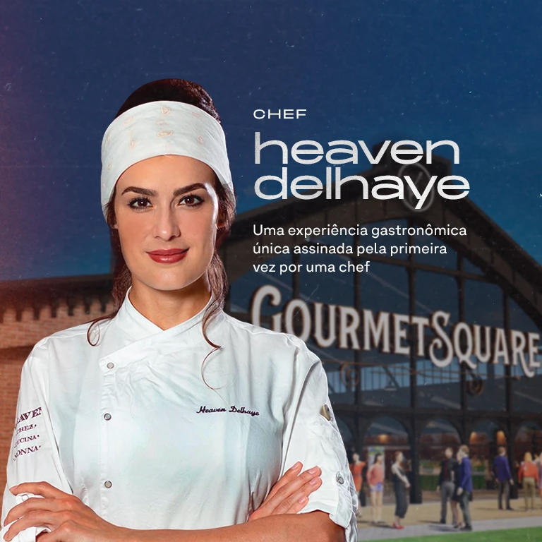 Gourmet Square vai ser assinado pela Chef Heaven Delhaye