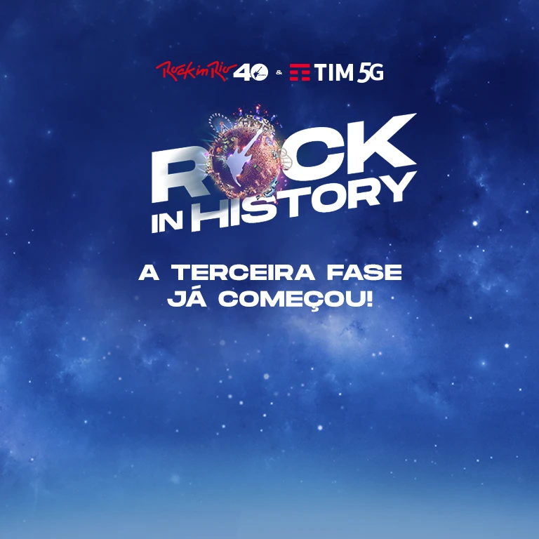 ROCK IN HISTORY: VIVA O ROCK IN RIO DE UM JEITO QUE VOCÊ NUNCA VIVEU