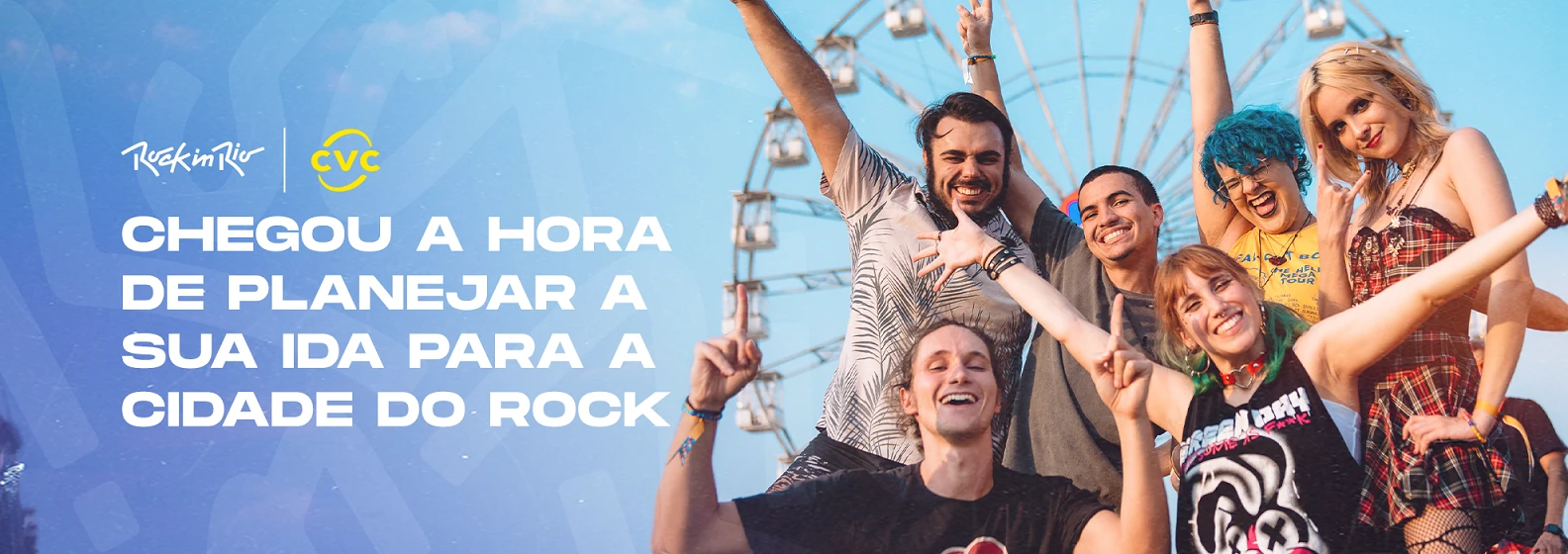 Planeje sua ida à Cidade do Rock com a CVC: a operadora de viagens oficial do festival