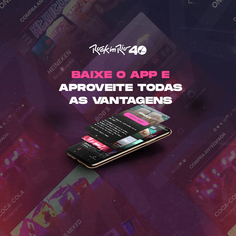 APP ROCK IN RIO: FAÇA TUDO PELO CELULAR