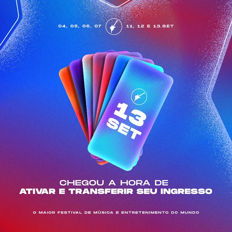 Como ativar e transferir seu ingresso digital