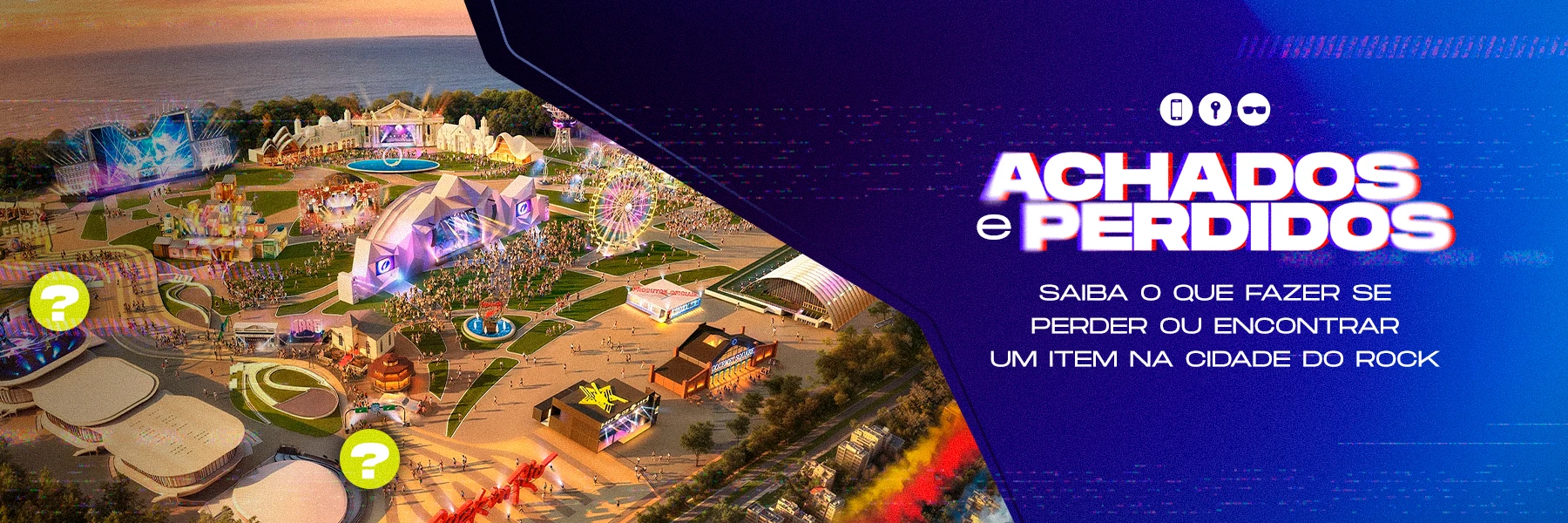 Perdeu algum item durante o festival?