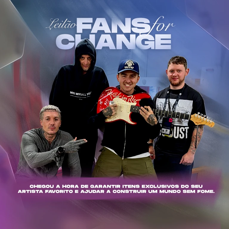 Fans For Change se une à Ação da Cidadania no combate à fome