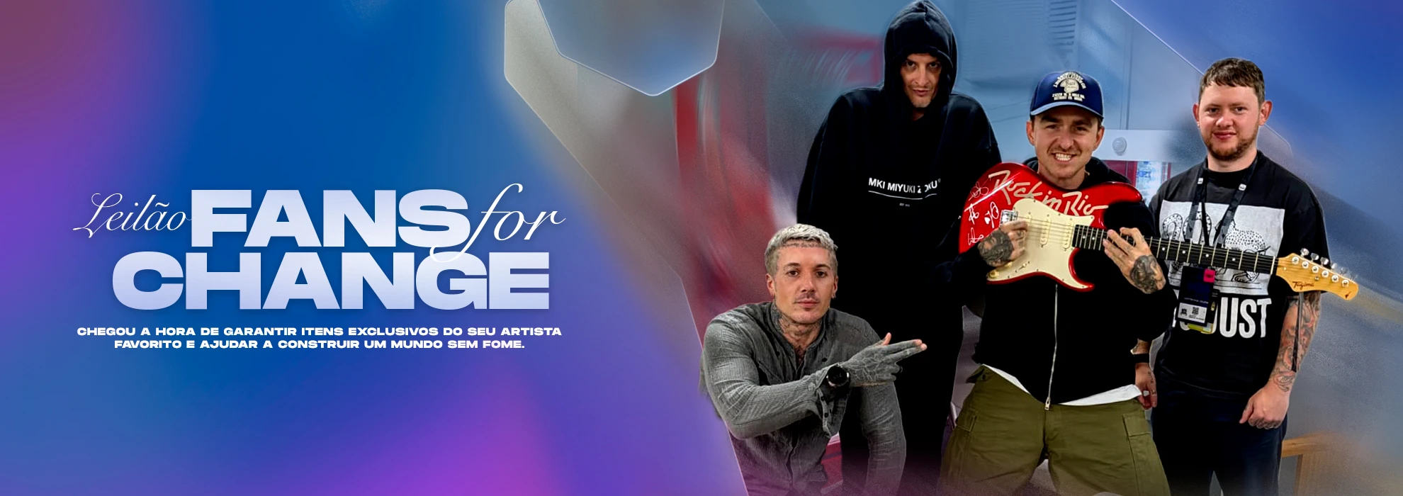 Fans For Change se une à Ação da Cidadania no combate à fome